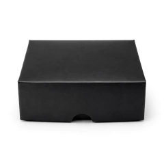 Caja cofre 10 x 10 x 4,5 cm (negra) - comprar online