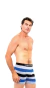 BOXER CORTO TRICOLOR SIN COSTURA. (21-11843)