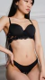 Corpiño push up soft de microfibra y puntilla (12-921) - comprar online