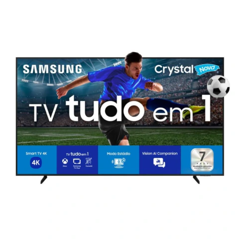 Smart TV Samsung Crystal 4K de 75 polegadas 2025 UN75U8100FGXZD
