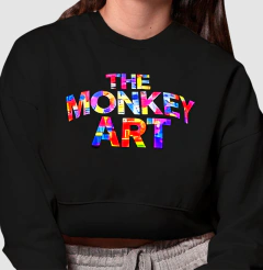 Moletom Cropped The Monkey Art Color Bounce