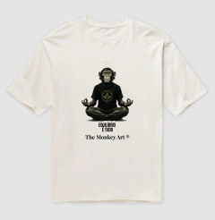 Camiseta Premium The Monkey Art EQ Branca