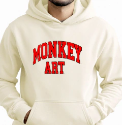 Moletom Hoodie Off-White | The Monkey Art® Varsity