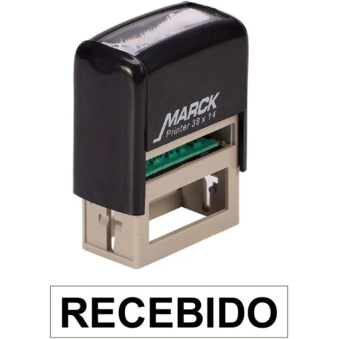 CARIMBO AUTOENTINTADO CARBRINK Recebido Autom. Pt