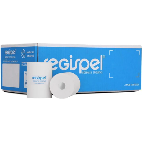BOBINA TERMICA REGISPEL 80mmx30m. Branca 44g