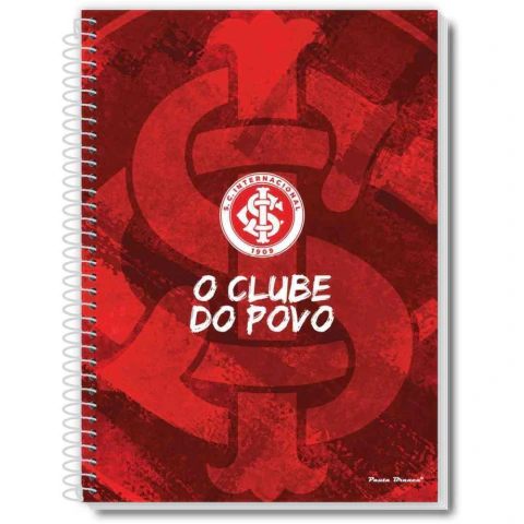 CADERNO ESPIRAL 1/4 CAPA DURA PAUTA Internacional