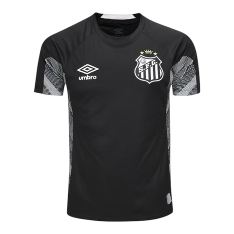 Camisa Santos Goleiro 25/26 - Torcedor Umbro Masculina - Preta