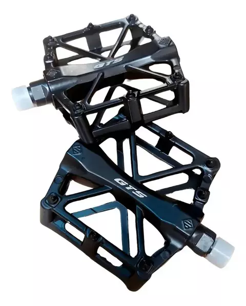 Pedal MTB Plataforma Alumínio Preto (9/16) Rolamentado GTS