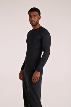 T-shirt Térmica Run Preto Lupo Sport