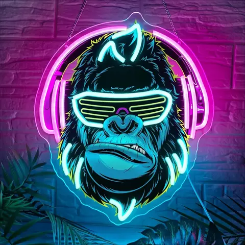 Luminária - Macaco Gamer