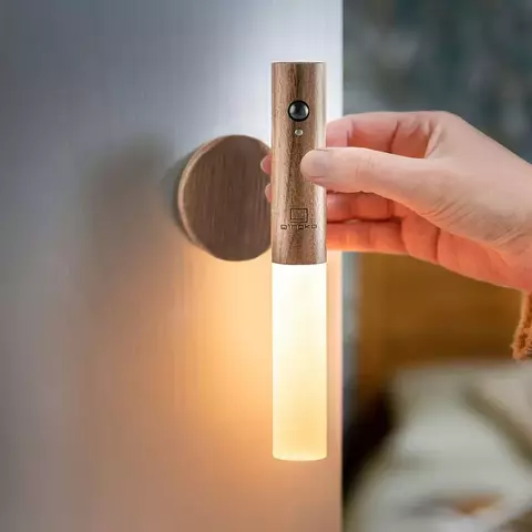 Luz nocturna con sensor de movimiento, aplique Recargable