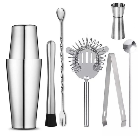 Set Kit Bartender Barman Completo 7 PIEZAS