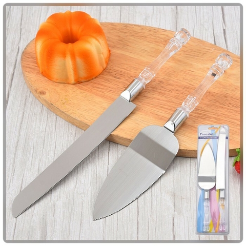 Set De Torta Reposteria Cuchillo Y Pala Espatula Cortador X2