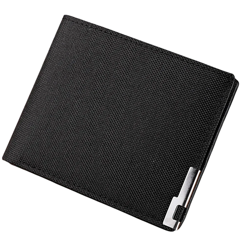 Carteira Curta de Couro Pu Masculina