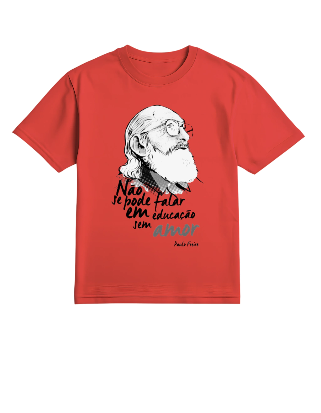 CAMISETA PAULO FREIRE