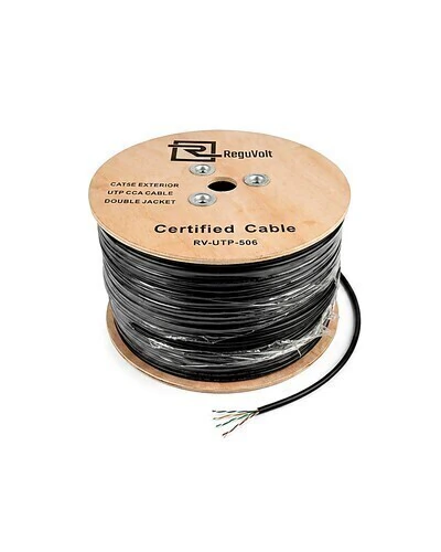 Cable Utp 5e Reguvolt Rv-utp-506 / 305m Exterio Cca Doble Vaina