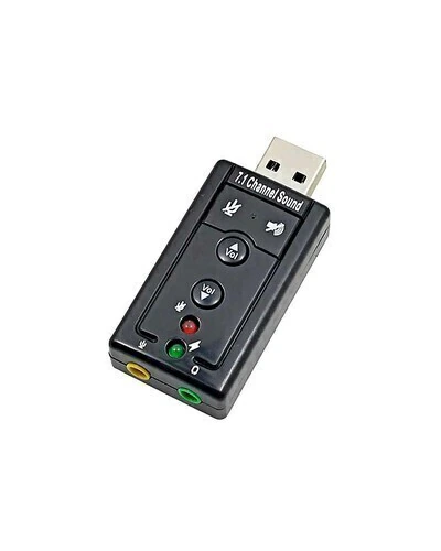 Netmak NM-SU8CH Placa de Sonido USB 7.1 Externa