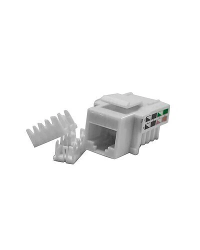 GLC Jack RJ45 Cat 5e CE-4002 Blanco | Conectividad Redes
