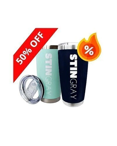 Stingray Vasos Térmicos Combo x2 | Acero Inoxidable