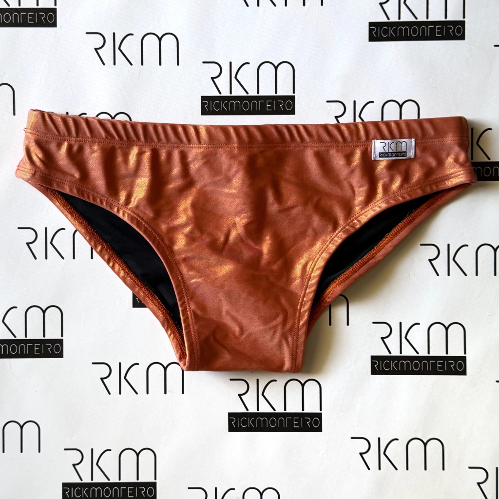 Sunga Salmão Metalizada Slip