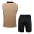 Kit Treino adulto - Camisa e Shorts - Barcelona Nike 24/25 - Bege e preto com detalhes em azul e vermelho - comprar online