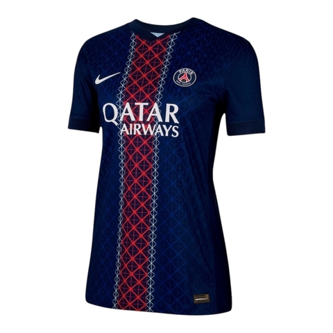 Camisa Paris Saint-Germain I 25/26 - Torcedor Nike Feminina - Azul