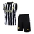 Kit Treino adulto - Camisa e Shorts - Juventus Adidas 23/24 - Preto com detalhes em amarelo e branco