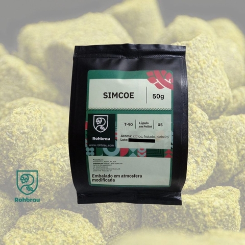 Lúpulo Simcoe em Pellet T90 - 50g Emb. Atmosfera Modificada