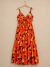 Vestido Longo Floral com Alças Finas - comprar online