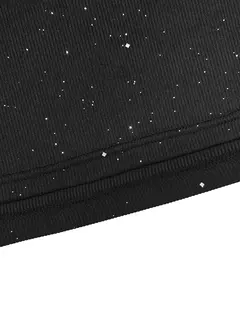 Imagem do Sexy feminino gola capa mini vestido lantejoulas espumante clube festa noite fora cabido bodycon elegante outono inverno