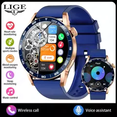 Lige 2025 novo smartwatch masculino para android ios telefone 1.38 hd bluetooth chamada monitor de freqüência cardíaca à prova dwaterproof água esporte relógio inteligente feminino" - GT SHOP