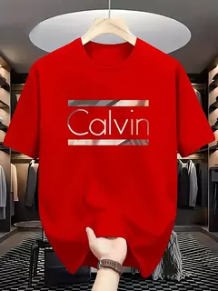 2025 calvin camiseta masculina lazer moda manga curta algodão t de alta qualidade marca luxo camiseta verão streetwear y2k + topos - loja online