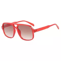 Óculos de sol piloto vintage feminino oversized quadrado quadro ponte dupla designer tons preto luxo moda óculos de sol