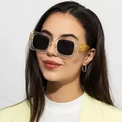 Imagem do Quadrado ciclismo óculos de sol feminino marca luxo viagem retângulo óculos de sol moda feminina retro pequenos óculos uv400