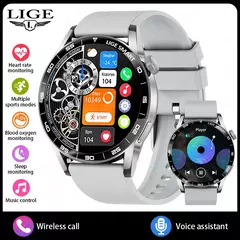 Lige 2025 novo smartwatch masculino para android ios telefone 1.38 hd bluetooth chamada monitor de freqüência cardíaca à prova dwaterproof água esporte relógio inteligente feminino" - comprar online