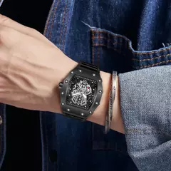 Wwoor relógio de luxo para homens grande mostrador multifuncional esportes à prova dwaterproof água luminosa esportes relógio casual masculino relógios quartzo - GT SHOP