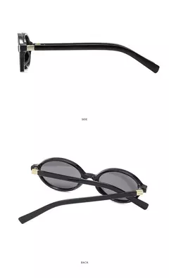 Novos óculos de sol ovais para mulheres marca de moda preto pequeno quadro óculos de sol feminino retro lentes claras senhora na moda uv400 - loja online