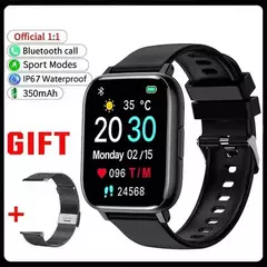 Novo esporte relógio inteligente rastreador gps à prova dwaterproof água das mulheres dos homens de negócios smartwatch bluetooth chamada telefone diy relógio enfrenta bandas freqüência cardíaca - GT SHOP
