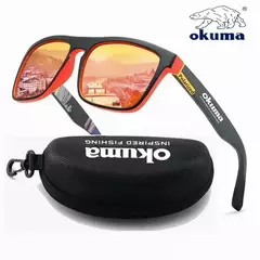 Okuma-Óculos de sol polarizados para homens e mulheres, caça ao ar livre, pesca, condução, bicicletas, caixa opcional, UV400
