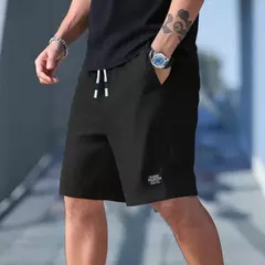 Shorts masculinos, calças casuais masculinas, shorts de praia masculinos, shorts esportivos masculinos, novo tecido texturizado elegante, calças respiráveis, adequados para uso casual diário e esportes - GT SHOP