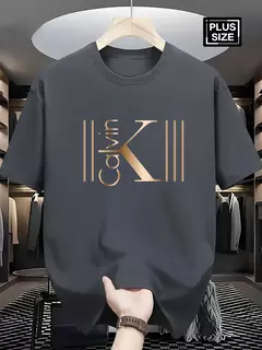 Camiseta masculina respirável esportiva estampada, casual e elegante, de manga curta, de algodão, marca de verão, streetwear - loja online