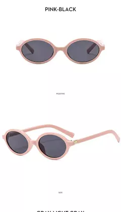 Novos óculos de sol ovais para mulheres marca de moda preto pequeno quadro óculos de sol feminino retro lentes claras senhora na moda uv400