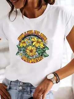 Roupas femininas verão t gráfico camiseta casual impressão moda flor aquarela roupas de manga curta