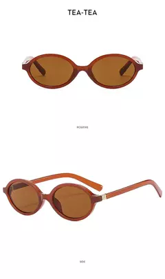 Novos óculos de sol ovais para mulheres marca de moda preto pequeno quadro óculos de sol feminino retro lentes claras senhora na moda uv400 na internet