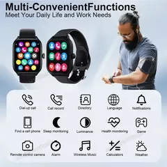 Novo militar ao ar livre gps relógio inteligente masculino à prova dwaterproof água esporte ao ar livre rastreador bluetooth chamadas de fitness smartwatch homem mulher pulseira na internet
