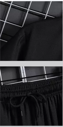 Conjunto de manga curta de verão masculino, shorts de camiseta de manga curta de secagem rápida, conjunto esportivo de corrida, conjunto de duas peças - comprar online