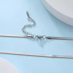 Skyrim Colar de corrente de cobra de aço inoxidável para mulheres, homens, cor de ouro, cor de espinha de peixe, correntes de pescoço 2023 Tendência de jóias para presente quente - loja online