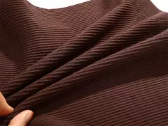 Mulheres com nervuras sexy cintura alta mini saia fina, versátil para escritório lápis saia cor sólida macio elástico saia curta toda a temporada - GT SHOP