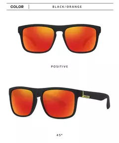 Vaghozz marca clássico óculos de sol dos homens uv400 pesca óculos de sol feminino quadrado ao ar livre masculino esporte óculos condução tons - comprar online