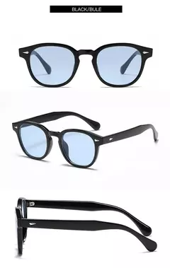 Imagem do Jnpcxi qualidade novo retro redondo óculos de sol feminino moda rebites decoração tons uv400 masculino punk leopardo óculos de sol